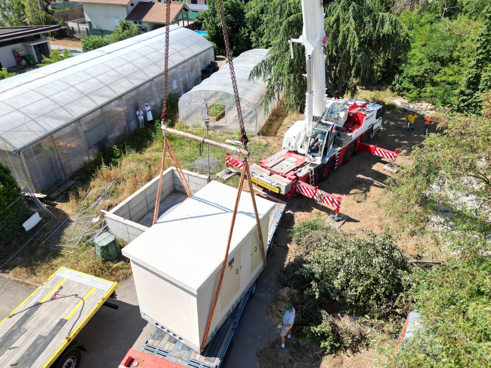 grutage poste transformateur
